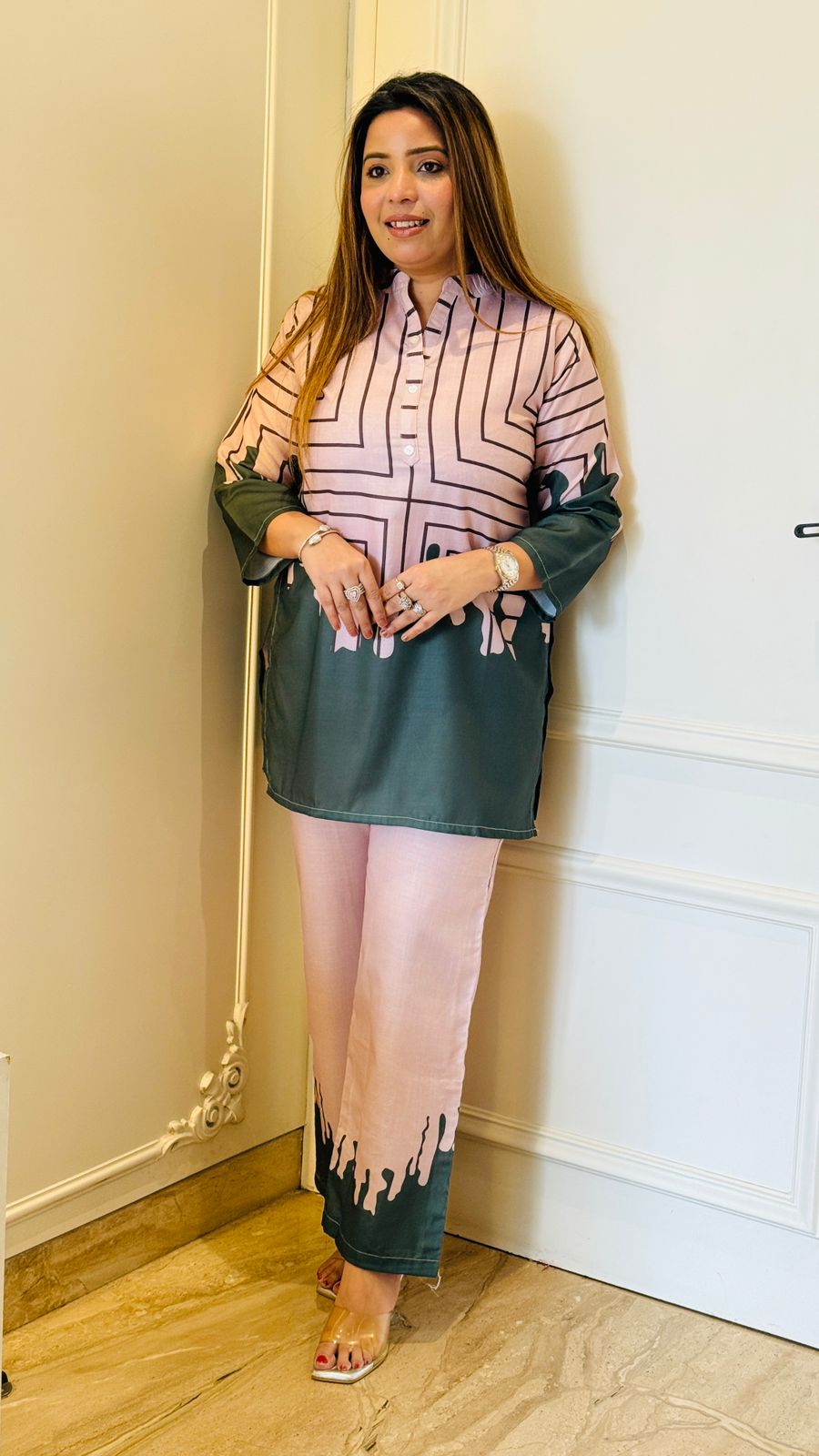 Reeva Cotton Set- Green